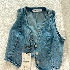 BRAND NEW! ZARA DENIM VEST